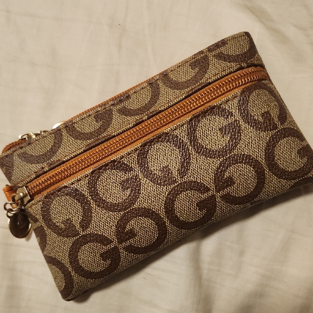 Brown GG Monogram Coin Pouch